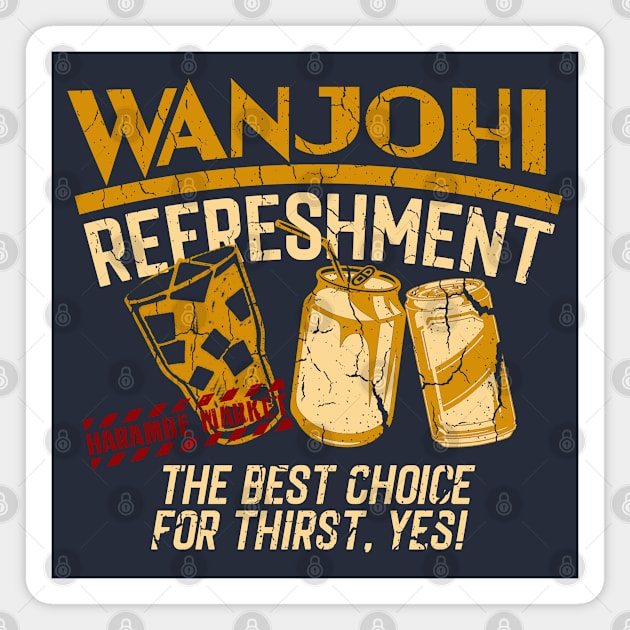 Wanjohi Refreshment Magnet by PopCultureShirts